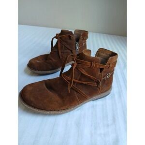 Born Boots Womens 7 Tarklin Leather Boho Suede Tassel Bohemian Comfort